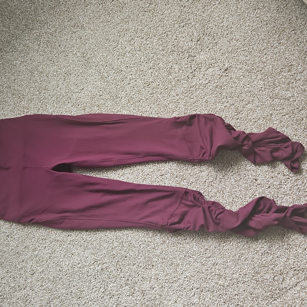 Lululemon Ready To Rulu Tight *28" Size 4  Adobe Lycra High Rise Ruched Leg